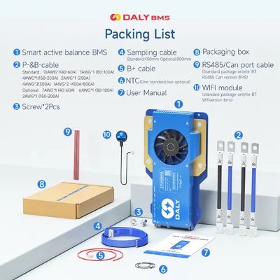 DALY(100BALANCE) SMART BMS 100A (4-8S)