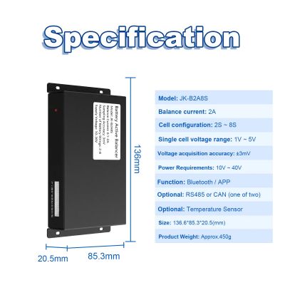 JK-B2A8S Active Balancer 4-8s 2A Active Balancer