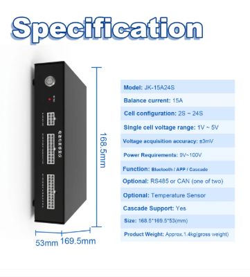 JK-B15A24S- 2-26s 15A Active Balancer